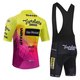 Fietskleding (Fietsshirt + Korte Koersbroek) 2024 Tarteletto Isorex - Geel
